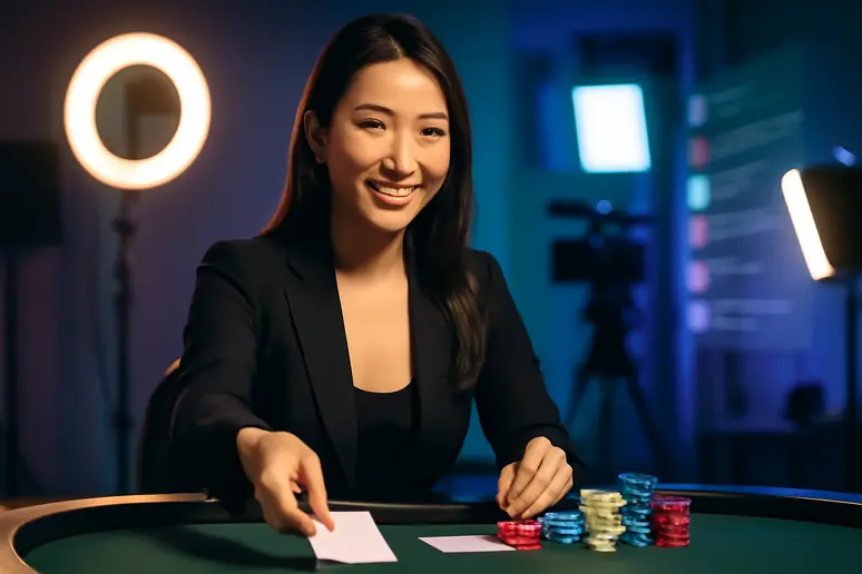 ดีลเลอร์สาวเอเชียประจำห้องไลฟ์ เริ่มงานสัปดาห์นี้